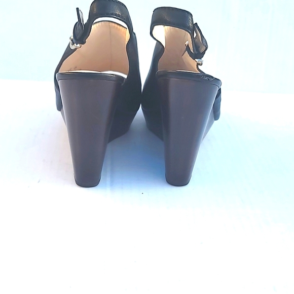 Coach Jade Wedges Platform Slingback Sandals Shoez SZ 10 - Picture 6 of 12